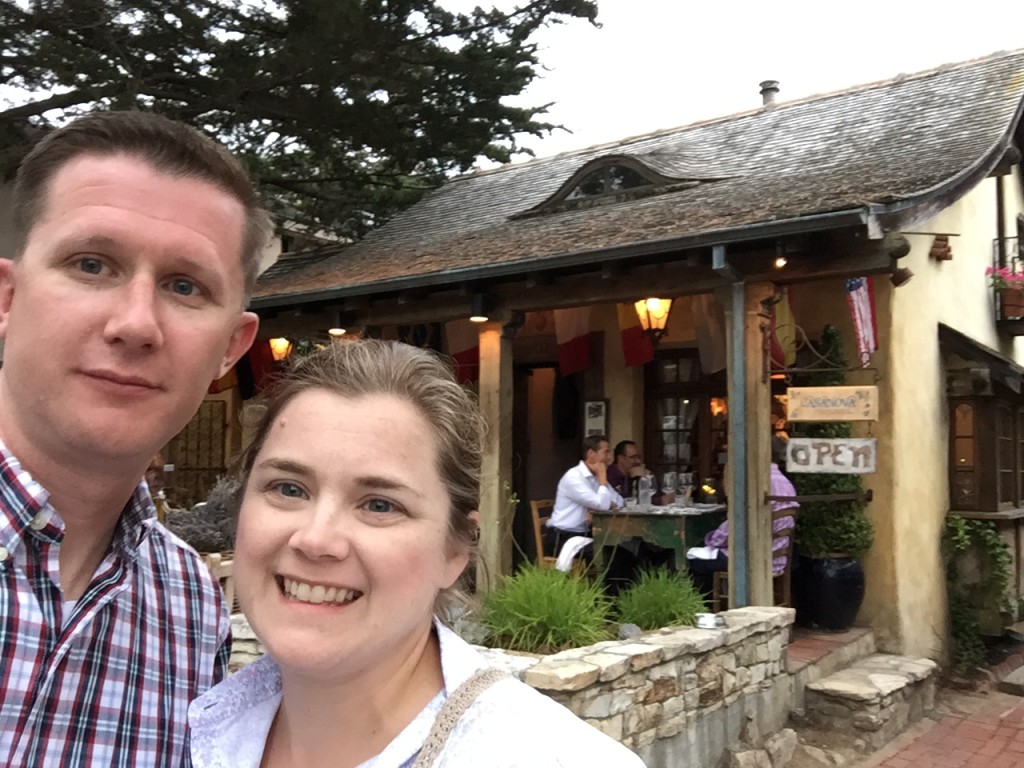 Casanova was a wonderful, romantic restaurant in Carmel-by-the-sea which is just south of Monterey.